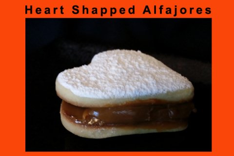 Heart Shape Alfajores - 12 count Heart Shape Alfajores - 12 count