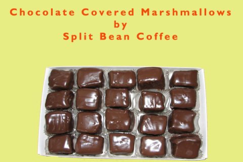 Chocolate Covered Marshmallows - 1 lb. box (Vanilla) Chocolate Covered Marshmallows - 1 lb. box (Vanilla)